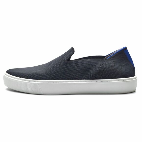 ROTHY'S Original Slip On Sneaker Black Minimal Casual Preppy Geek Chic Essential - Picture 4 of 9